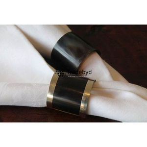 Anillo para Servilletas de Cuerno Hecho a Mano, Estilo Rústico Ecológico, Decoración Natural para Mesa, Ideal para Regalos, Tradebyd - Product Image 3