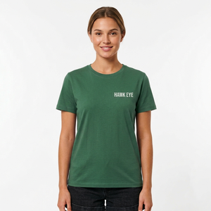 Wholesale Cotton Plain Green T-<b>shirts</b> Custom Logo Breathable Blank Casual Sports Workout Fitness Wear Women's T-<b>shirts</b> - Product Image 4
