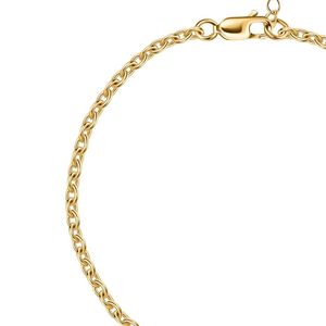 สร้อยข้อมือเทนนิสชุบทอง 14K พร้อมจี้เลข ดีไซน์หรูหรา เครื่องประดับสำหรับผู้หญิง สาวๆ ของขวัญสำหรับงานปาร์ตี้ หรือใส่ในชีวิตประจำวัน - Product Image 4