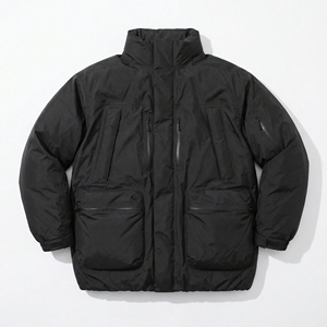 Chaqueta Acolchada Negra con Múltiples Bolsillos |   Abrigo Táctico Extra Grande con Capucha |   Chaqueta Bomber Acolchada de Alta Resistencia |   Fabricante OEM Personalizado - Product Image 1