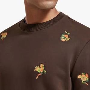 Sudadera de Forro Polar con Bordado Personalizado, de Alta Calidad, Informal para Hombre, Ecológica, con Logotipo Personalizado OEM, Transpirable y Resistente al Viento - Product Image 4