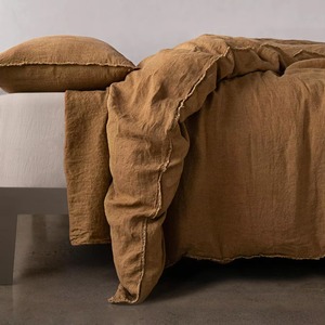 Juego de Funda Nórdica de Lino Ecológico Lavado a la Piedra, 3 Piezas, Ropa de Cama Suave para Hogar y Hospital - Product Image 5