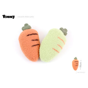 Jouet pour chat Yommy, poisson en peluche doux de 10 cm, jouet interactif pour animaux de compagnie - Product Image 2