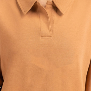 Pull en molleton de coton tricoté pour femme, couleur unie, col à capuche, décontracté, pour l'hiver, anti-plis, imprimé dessin animé - Product Image 5