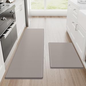2 Tappeti da Cucina Antifatica, Tappetini Ammortizzati Antiscivolo per Scrivania, Tappetino Impermeabile per Pavimento della Cucina - Product Image 1