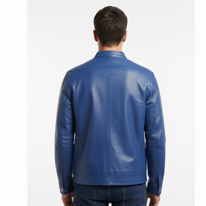 Veste en cuir pour homme de qualité supérieure, avec finition raffinée, doublure confortable, coutures durables, personnalisation de la marque - Product Image 2
