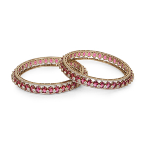 Bracelet élégant pour femme en or oxydé, design émail Meena coloré, bijoux ethniques traditionnels indiens - Product Image 1