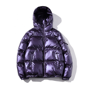 Brand New High Quality Custom Made Winter Men's Streetwear Canvas Bubble Jacket Puffer <b>Coat</b> Zipper Lightweight - Product Image 5