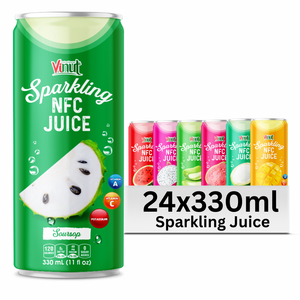 Guanábana brillante OEM ODM Etiqueta Privada bebida Mfr formulación personalizada FÁBRICA DE Vietnam 330ml lata de aluminio 24 latas de cartón - Product Image 6