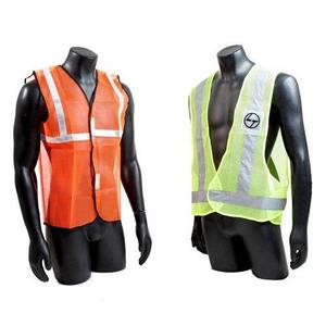Gilet de sécurité réfléchissant en gros, haute visibilité, respirant, léger, coupe-vent, en nylon, pour la construction et la sécurité routière - Product Image 3
