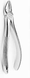 Forceps d'extraction dentaire manuels ergonomiques pour incisives supérieures et canines, à bec étroit fendu, poignée texturée, en acier inoxydable - Product Image 4