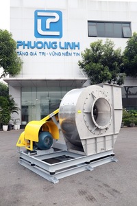 Ventilateur centrifuge en acier inoxydable, durable, pour usage industriel, modèle CPL-8-10I, entraînement par courroie, norme d'exportation, fabriqué par PLG au Vietnam. - Product Image 5