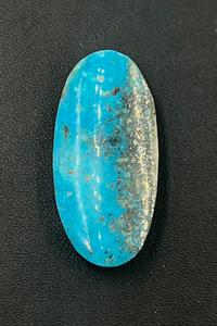 Turquesa persa cabujón ovalado pulido tamaño palma de la mano 34 x 17 x 8 mm forma libre Gema suelta para fabricación de joyas precio al por mayor - Product Image 2