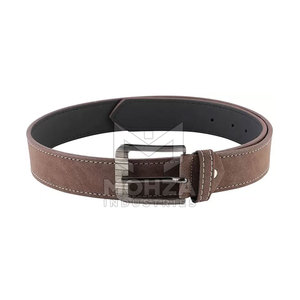 Ceinture de baseball pour homme, modèle 2026, dernière collection, vente en gros, mode décontractée, boucle argentée réglable, en cuir de vachette, respirante et légère - Product Image 5