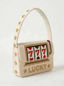 Sac à main rectangulaire lavable fait main ALI FASHION ART avec broderie œil bleu et perles de verre, artisanat textile - Product Image 2