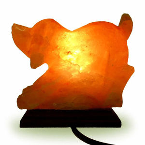Handcrafted Carved Eco-Friendly Animal Shape Himalayan <b>Salt</b> <b>Lamps</b> Natural Color <b>Crystal</b> Dog Design Desk Light Pakistan Natural - Product Image 5