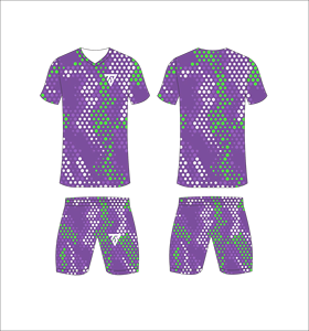 Custom Sublimated <b>Soccer</b> Jersey Set V-Neck Short Sleeve Moisture Wicking Unisex Adult All Seasons Polyester Sportwear - Product Image 1
