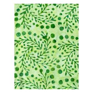 ผ้าซิ่นบาติกอินโดนีเซียแท้ ลายพิมพ์มือ งานฝีมือ ผ้าเรยอนน้ำหนักเบา ลายทรอปิคอล - Product Image 6