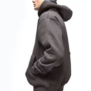 Sweat-shirt à capuche décontracté pour homme, léger, respirant, en mélange de coton, manches longues, pour tous les jours, la salle de sport, la course à pied et les activités de plein air - Product Image 3