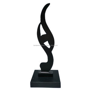 Escultura decorativa de aluminio con acabado negro para decoración del hogar Escultura de metal Diwali Artículos de regalo - Product Image 6