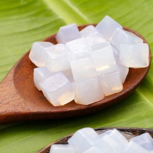ขนมหวานน้ำตาลทรายขาว นาตา เดอ โคโค่ เจลลี่ พุดดิ้ง รสผลไม้ ยี่ห้อวีเดลต้า ขายดีที่สุด - Product Image 1