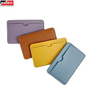 Porte-cartes minimaliste en cuir pour homme, portefeuille fin en cuir véritable, étui pour cartes de crédit, organiseur professionnel - Product Image 1