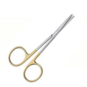 Tijeras Metzenbaum de Acero Inoxidable para Uso Profesional, Rectas y Curvas TC, para Corte de Tejidos Delicados, Disección, Uso General - Product Image 4