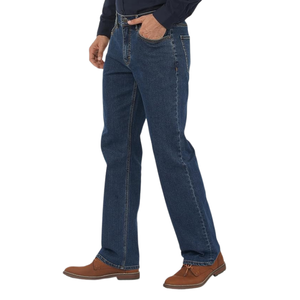Jeans de Pierna Recta Cómodos para Hombre, Pantalones de Mezclilla Azul Clásico para Uso Casual y al Aire Libre - Product Image 2