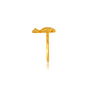 Penguin <b>Kids</b> Gold <b>Ring</b> Cute Duck Shape Yellow Gold <b>Ring</b> for <b>Kids</b> Elegant Animal Design Adjustable Finger <b>Ring</b> For <b>Kids</b> - Product Image 3
