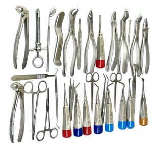 Kit Premium de Extracción Dental Veterinaria: Instrumentos de Cirugía Oral de Alta Resistencia con Elevadores Ergonómicos de Colores - Product Image 1