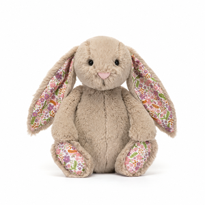 Peluche Lapin Populaire sur Internet, Confortable, en Coton PP, Cadeau pour Bébé, Compagnon de Sommeil pour Enfants, Animal en Peluche à Oreilles Tombantes et Fleur - Product Image 5
