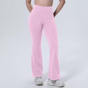 Leggings de Yoga de Cintura Alta con Corte Acampanado para Mujer, Pantalones Deportivos Transpirables para Correr y Hacer Ejercicio - Product Image 4