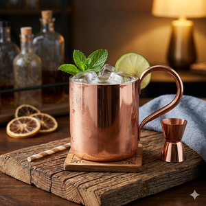 2025 Logo personnalisable Moscou Mule Style tasse en céramique cuivre pur couvercle étanche vente chaude gobelet en acier inoxydable sous vide - Product Image 2