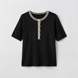 Camisetas de Mujer Transpirables de Estilo Clásico al por Mayor, Camisetas Casuales Holgadas para Mujer, Camisetas de la Mejor Calidad para Damas - Product Image 6