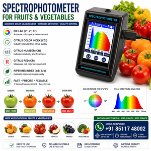 Espectrofotómetro de Color Portátil de Mano, 400-700 Nm, Resolución de 1 Nm, Apertura de 28 mm, Alta Precisión, Medición de Color ODM al 1% - Product Image 1