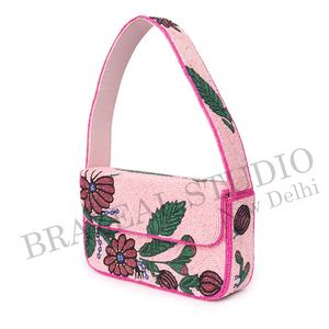 Nuevo Bolso de Mano Tipo Clutch con Diseño Geométrico y Cuentas para Mujer, de BRAZEAL STUDIO, Ideal para Bodas - Product Image 6