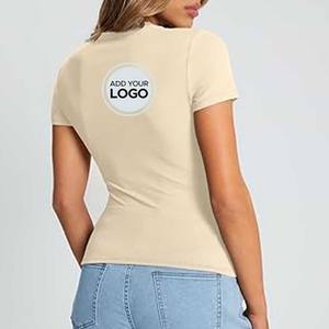 Camisetas de Manga Corta Relajadas de Jersey Bella Canvas para Mujer, Camiseta Clásica de Cuello Redondo Tri-Blend Bella Canvas 6400 para Mujer - Product Image 5