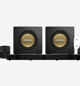 Système de son surround Dolby Atmos DRAGONS de qualité supérieure avec deux caissons de basses de 12 pouces - Product Image 1
