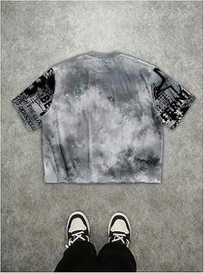 Men's Slim Fit <b>Y2K</b> Blank Design Solid Pattern Short Sleeve Crew Neck Streetwear T-<b>Shirt</b> - Product Image 2