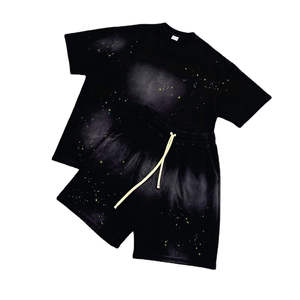 Wholesale Custom Men Summer <b>Set</b> OEM Manufacturer Private Label Supplier Bulk Production Sustainable Organic Cotton Kit - Product Image 2