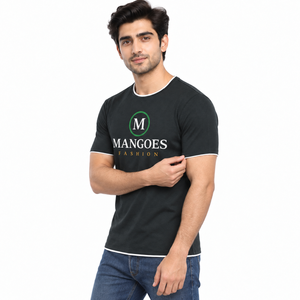 100% Cotton <b>T</b> <b>Shirt</b> 180 GSM Soft Washed Surface Regular Shape Silk Screen Printed Logo Breathable Eco-Friendly Quick Dry Warm - Product Image 3