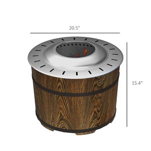 Brasero Portátil de Óxido de Magnesio sin Humo de 60 cm para Actividades al Aire Libre - Product Image 3