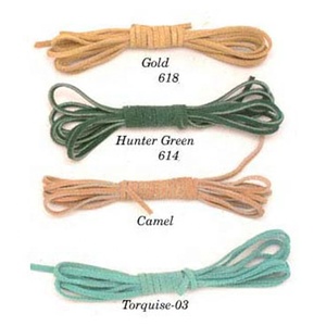 High Quality Flat <b>Leather</b> Suede Cords with Brushed Finish in Various Colors for Jewelry Customizable Packaging Wholesale Prices - Product Image 4