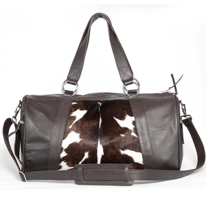 Hottest <b>Waterproof</b> Sport Luxury Fluffy Duffel <b>Bag</b> with <b>Drawstring</b> Closure Travel Weekender Natural Hair Leather for Outdoor Use - Product Image 1