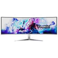 Écran de jeu ultra-large QLED-HVA 49 pouces 5K2K 32:9 120Hz 1ms 460cd/m² Luminosité HDR 400 99,4% sRGB CE/RoHS/FCC