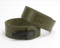 Ceinture de soutien lombaire respirante en cuir de vachette pour la musculation, ceinture de gym unisexe pour soulever des poids lourds