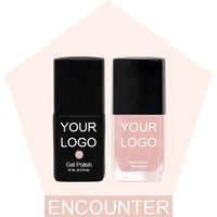 Logo OEM Base en caoutchouc UV Vernis à gel Couche de finition Vernis à gel Couleur nue Vernis à gel à base de caoutchouc