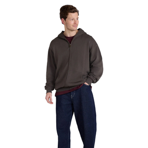 Sudaderas Casuales al por Mayor para Hombre, Tallas Grandes, con Cierre, Color Sólido, Estilo Hip Hop, Hombros Caídos, con Servicio OEM - Product Image 4