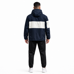 Chaqueta Impermeable con Capucha y Cierre de Cremallera para Hombre, Servicio OEM, Método de Tejido No Tejido, Chaquetas OEM para Hombre - Product Image 2