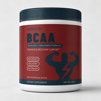 Poudre de BCAA Premium pour l'entraînement en force, saveur tropicale, haute puissance, sans grumeaux, soutien à la récupération